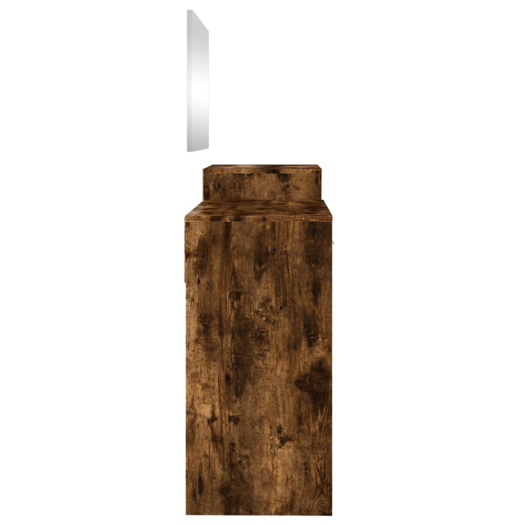 3-delige Kaptafelset bewerkt hout gerookt eikenkleurig is nu te koop bij PeponiXL, paradijselijk wonen!