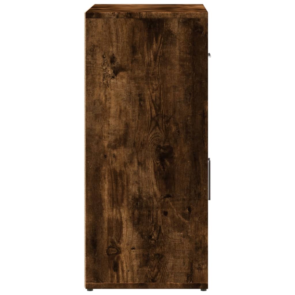 Dressoirs 2 st 60x31x70 cm bewerkt hout gerookt eikenkleurig is nu te koop bij PeponiXL, paradijselijk wonen!