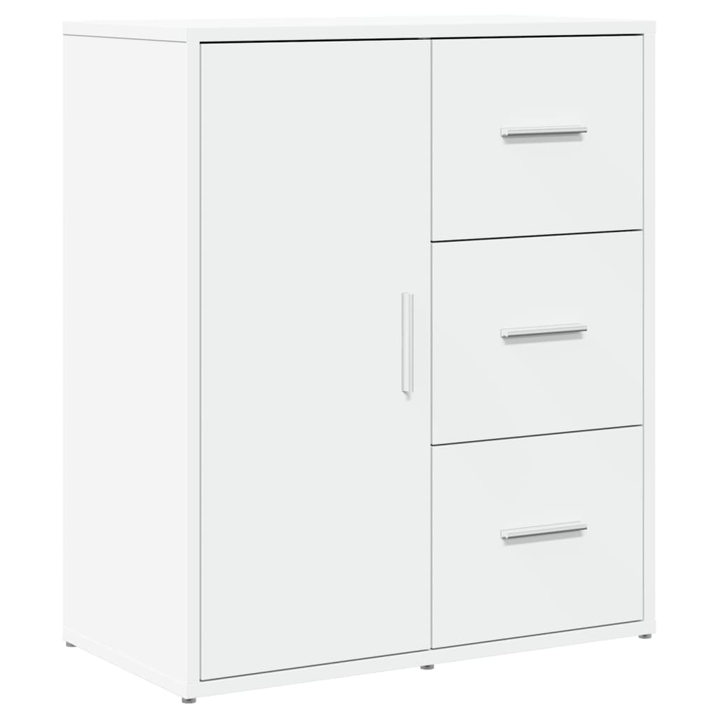 Dressoirs 2 st 60x31x70 cm bewerkt hout wit is nu te koop bij PeponiXL, paradijselijk wonen!