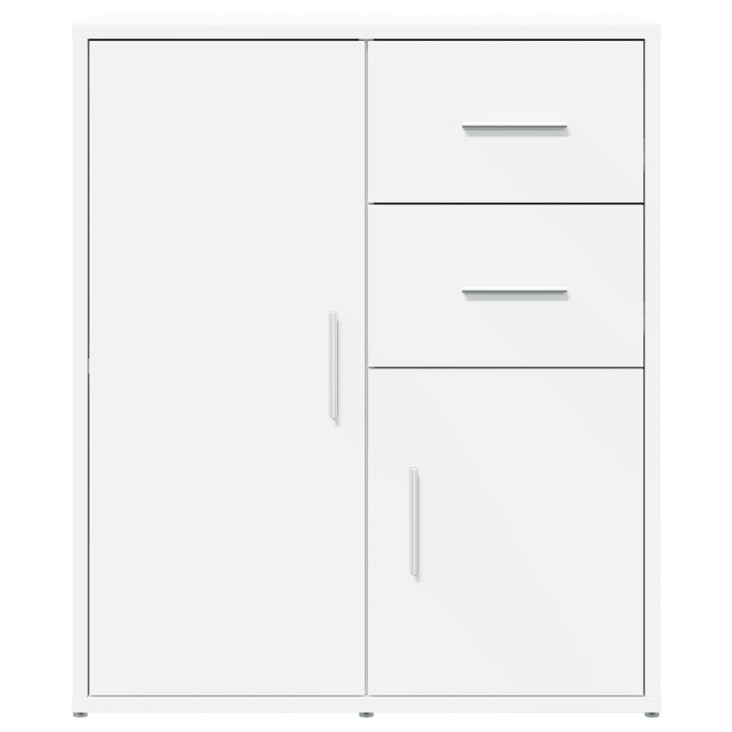 Dressoirs 2 st 60x31x70 cm bewerkt hout wit is nu te koop bij PeponiXL, paradijselijk wonen!