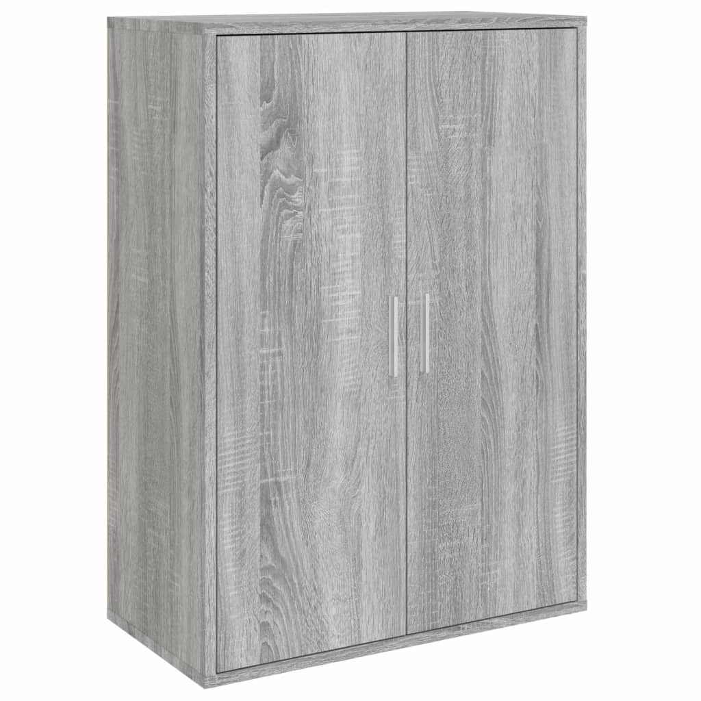 Dressoirs 2 st 60x31x84 cm bewerkt hout grijs sonoma eikenkleur is nu te koop bij PeponiXL, paradijselijk wonen!