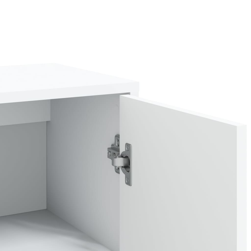Dressoirs 3 st 60x31x84 cm bewerkt hout wit is nu te koop bij PeponiXL, paradijselijk wonen!