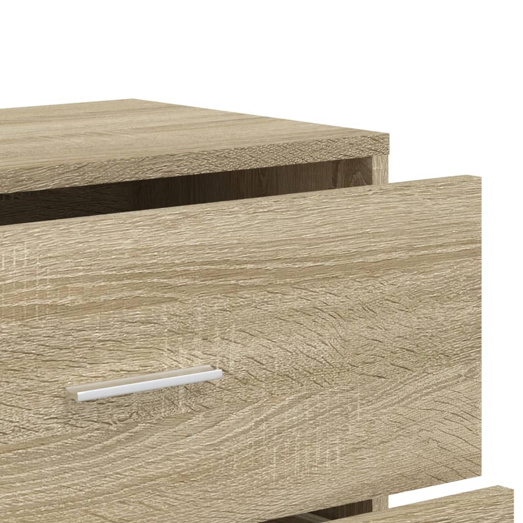 Dressoirs 3 st 60x31x84 cm bewerkt hout sonoma eikenkleurig is nu te koop bij PeponiXL, paradijselijk wonen!