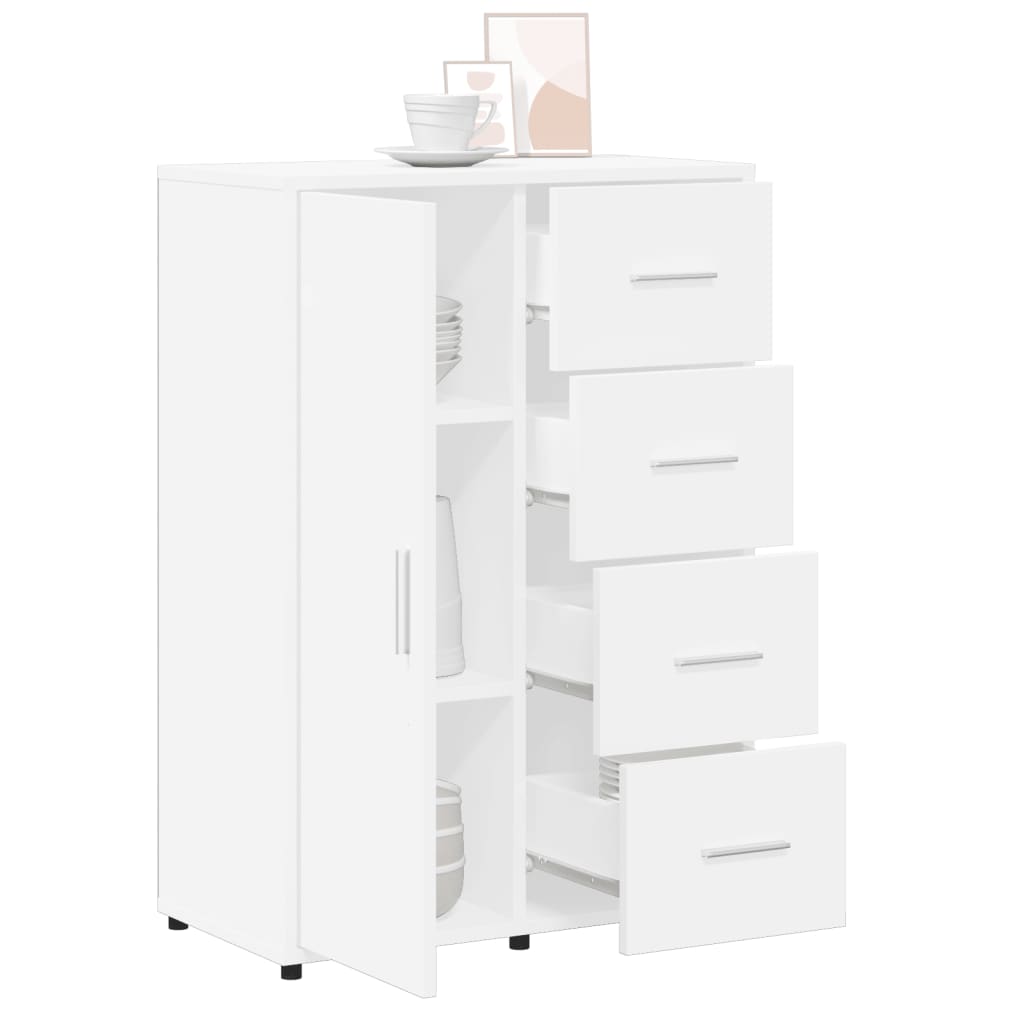 Dressoirs 2 st 60x31x84 cm bewerkt hout wit is nu te koop bij PeponiXL, paradijselijk wonen!