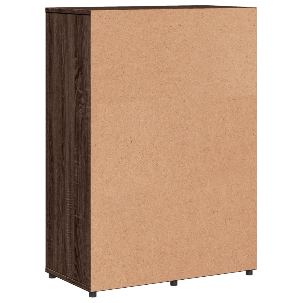 Dressoirs 2 st 60x31x84 cm bewerkt hout bruin eikenkleurig is nu te koop bij PeponiXL, paradijselijk wonen!