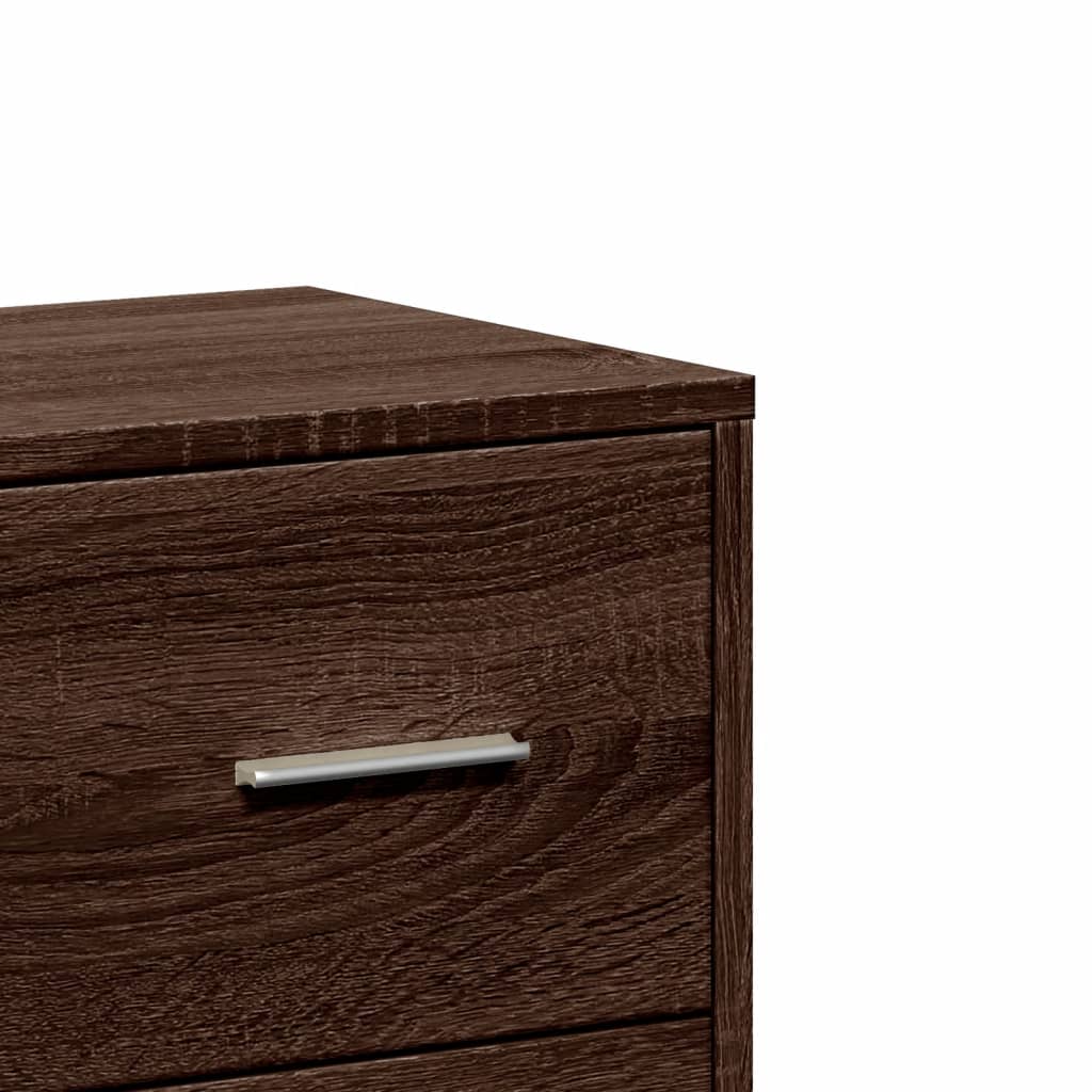 Dressoirs 2 st 60x31x84 cm bewerkt hout bruin eikenkleurig is nu te koop bij PeponiXL, paradijselijk wonen!