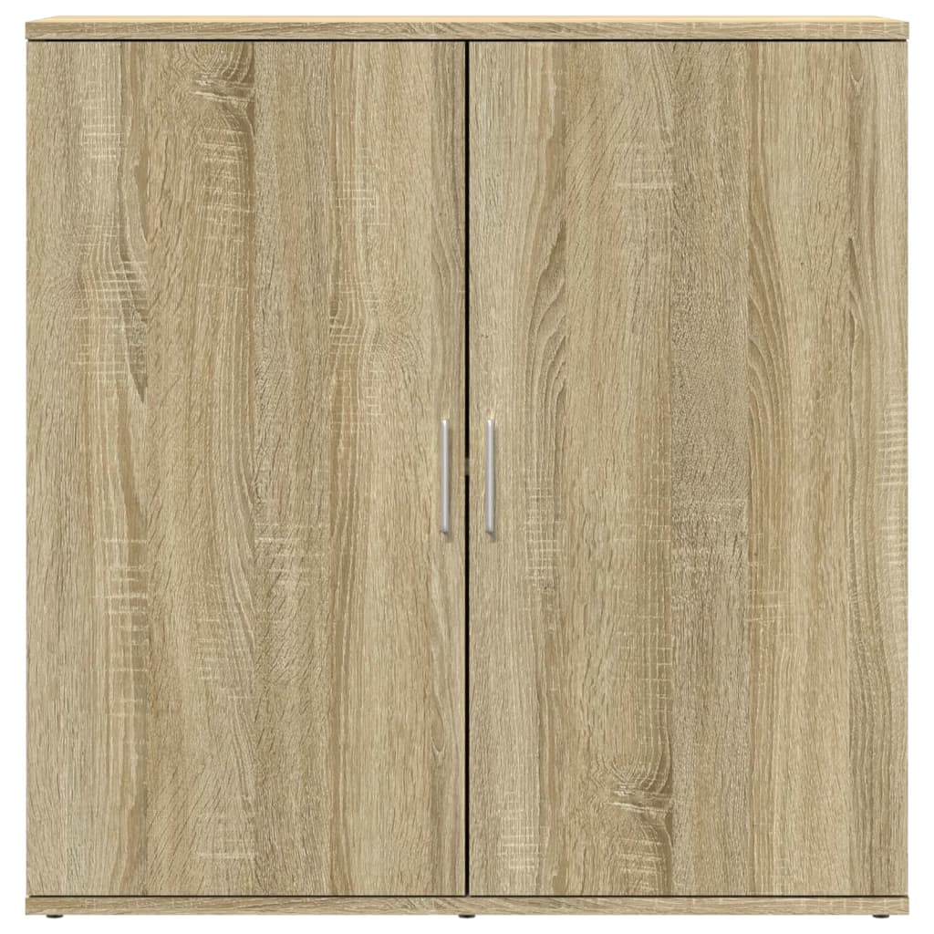 Dressoirs 2 st 79x38x80 cm bewerkt hout sonoma eikenkleurig is nu te koop bij PeponiXL, paradijselijk wonen!