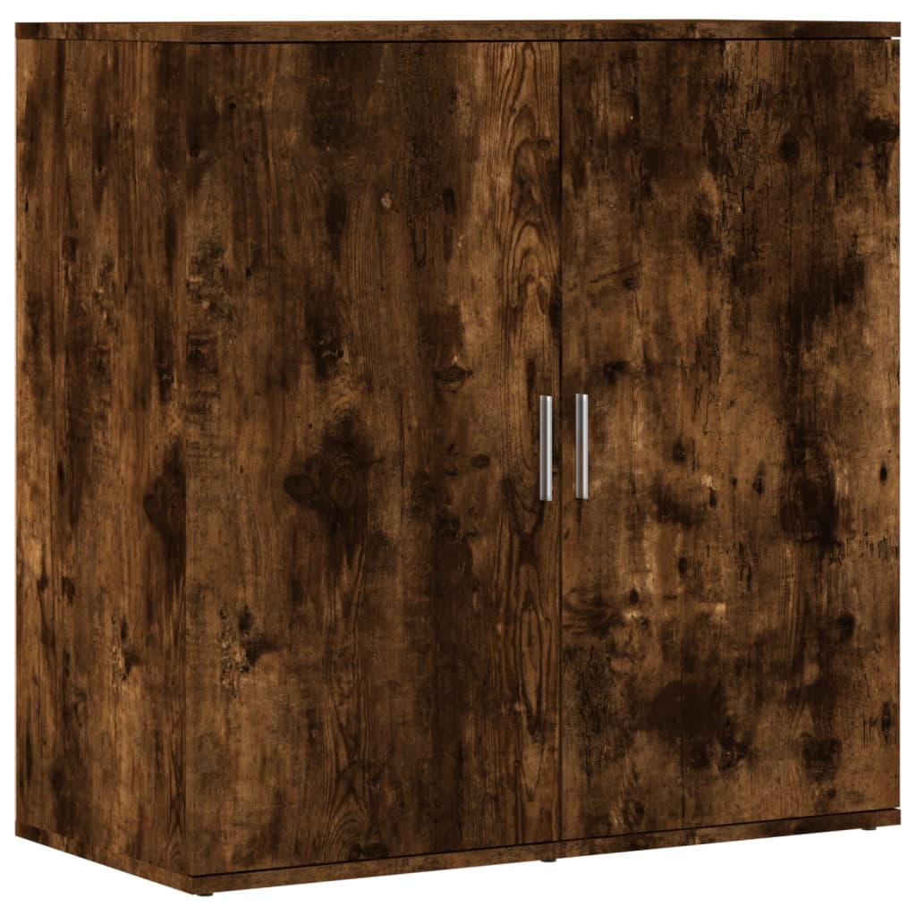 Dressoirs 2 st 79x38x80 cm bewerkt hout gerookt eikenkleurig is nu te koop bij PeponiXL, paradijselijk wonen!