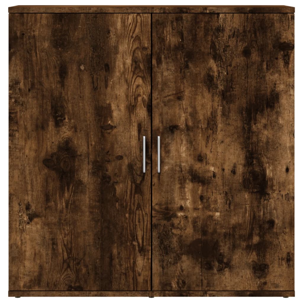 Dressoirs 2 st 79x38x80 cm bewerkt hout gerookt eikenkleurig is nu te koop bij PeponiXL, paradijselijk wonen!