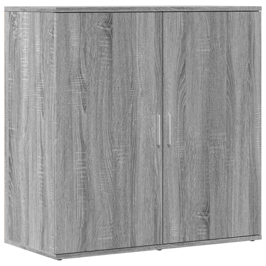 Dressoirs 2 st 79x38x80 cm bewerkt hout grijs sonoma eikenkleur is nu te koop bij PeponiXL, paradijselijk wonen!