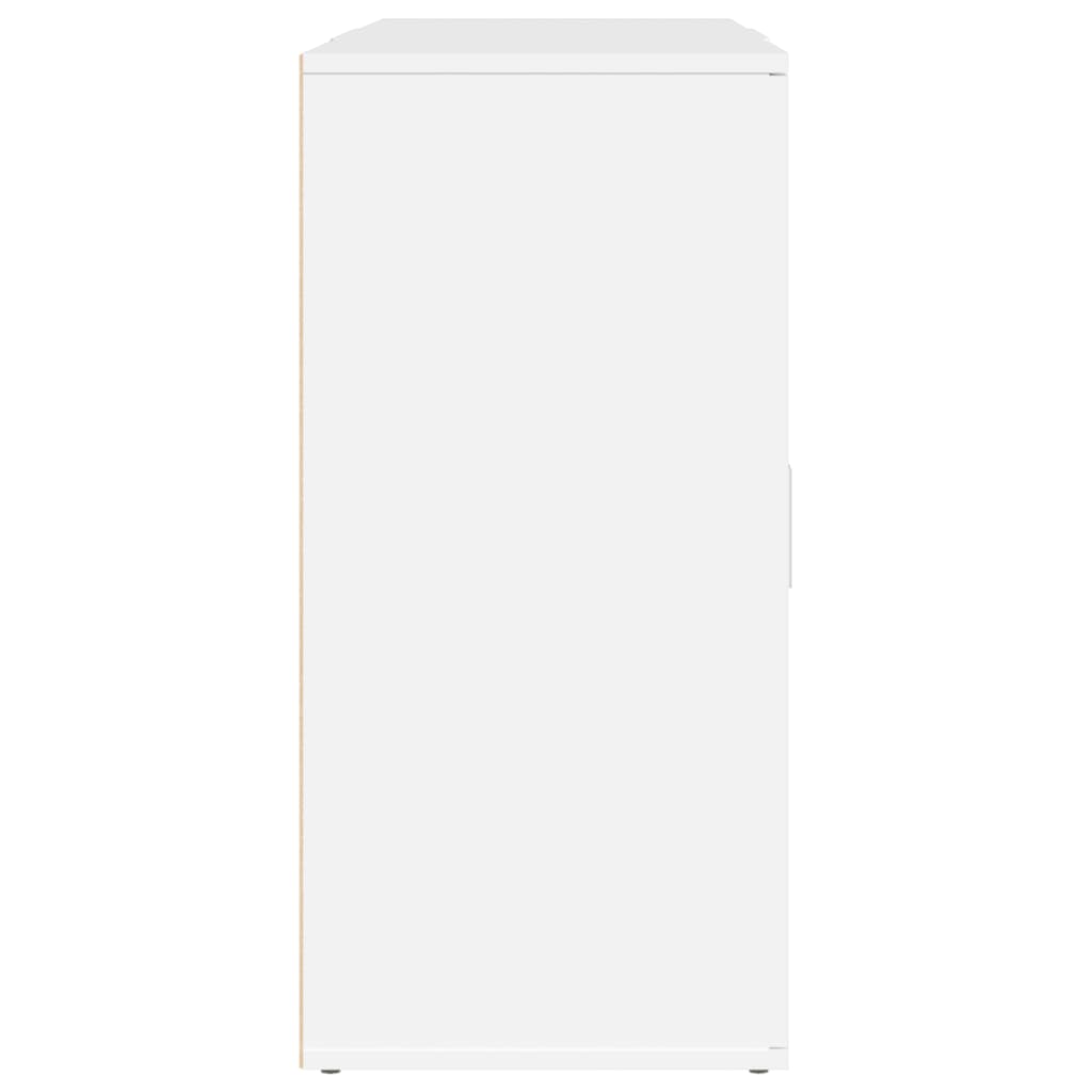 Dressoirs 3 st bewerkt hout wit is nu te koop bij PeponiXL, paradijselijk wonen!