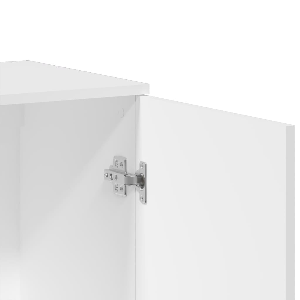 Dressoirs 3 st bewerkt hout wit is nu te koop bij PeponiXL, paradijselijk wonen!