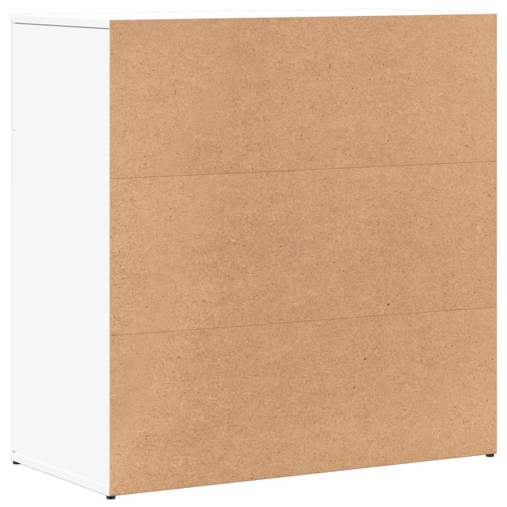 Dressoirs 2 st 79x38x80 cm bewerkt hout wit is nu te koop bij PeponiXL, paradijselijk wonen!