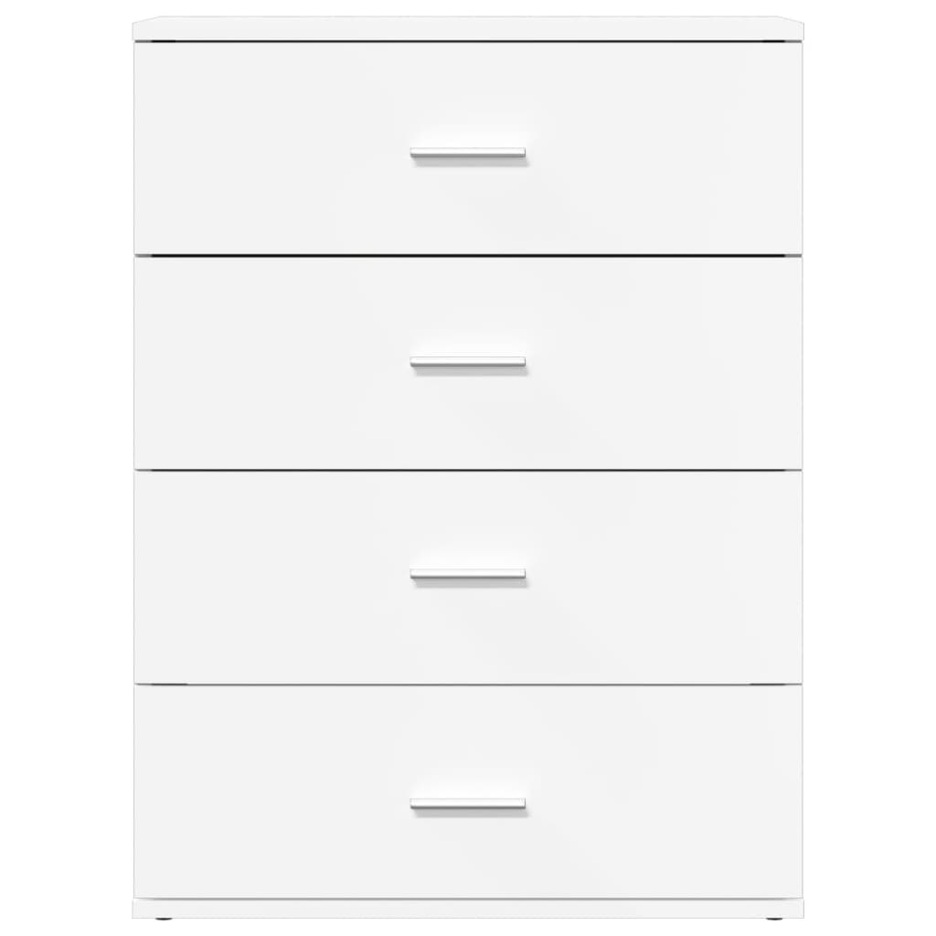 Dressoirs 2 st 60x39x80 cm bewerkt hout wit is nu te koop bij PeponiXL, paradijselijk wonen!