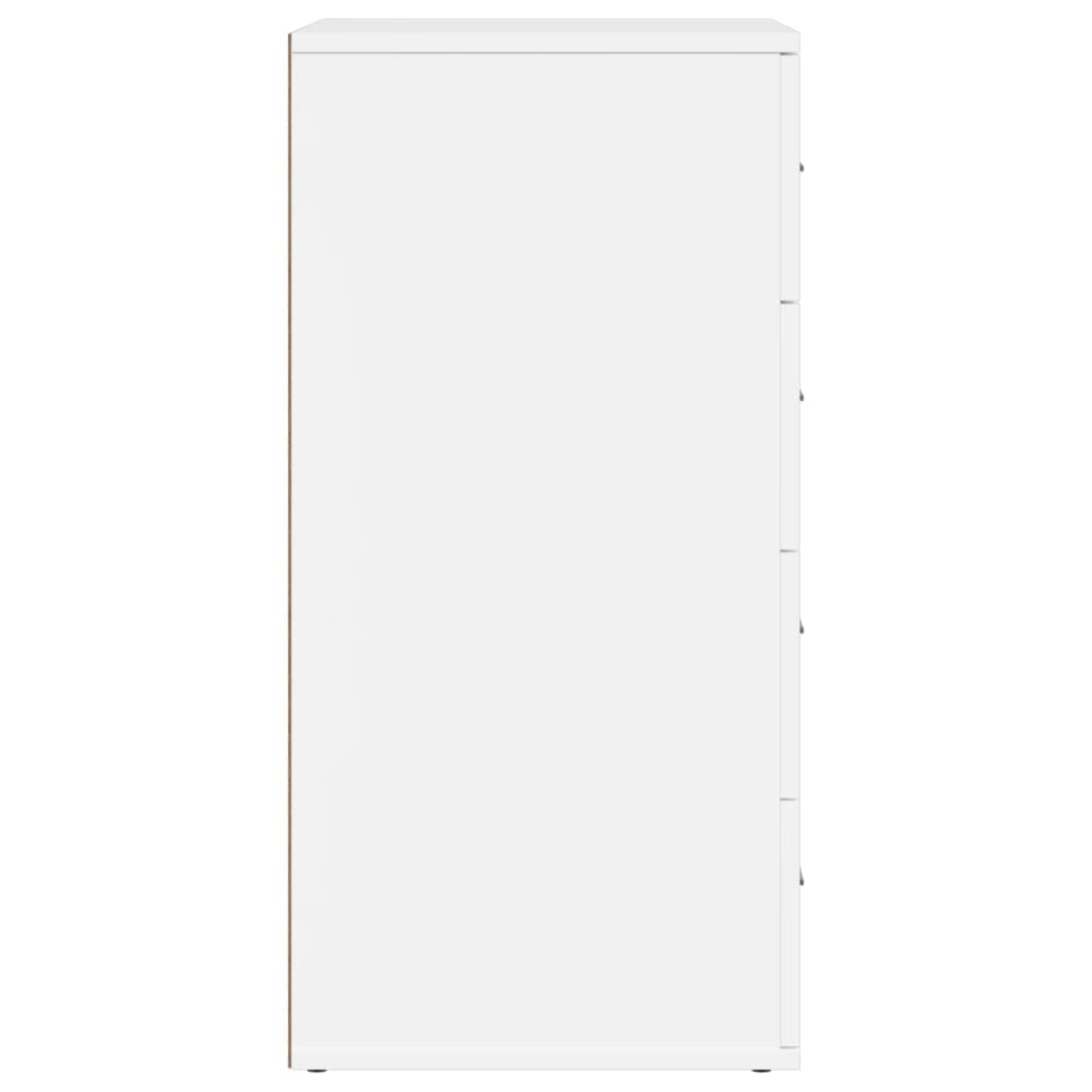 Dressoirs 2 st 60x39x80 cm bewerkt hout wit is nu te koop bij PeponiXL, paradijselijk wonen!