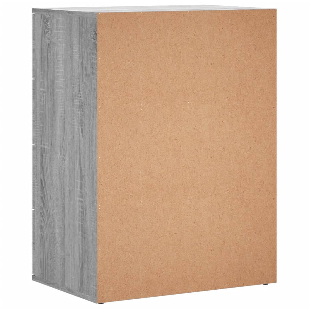 Dressoirs 2 st 60x39x80 cm bewerkt hout grijs sonoma is nu te koop bij PeponiXL, paradijselijk wonen!