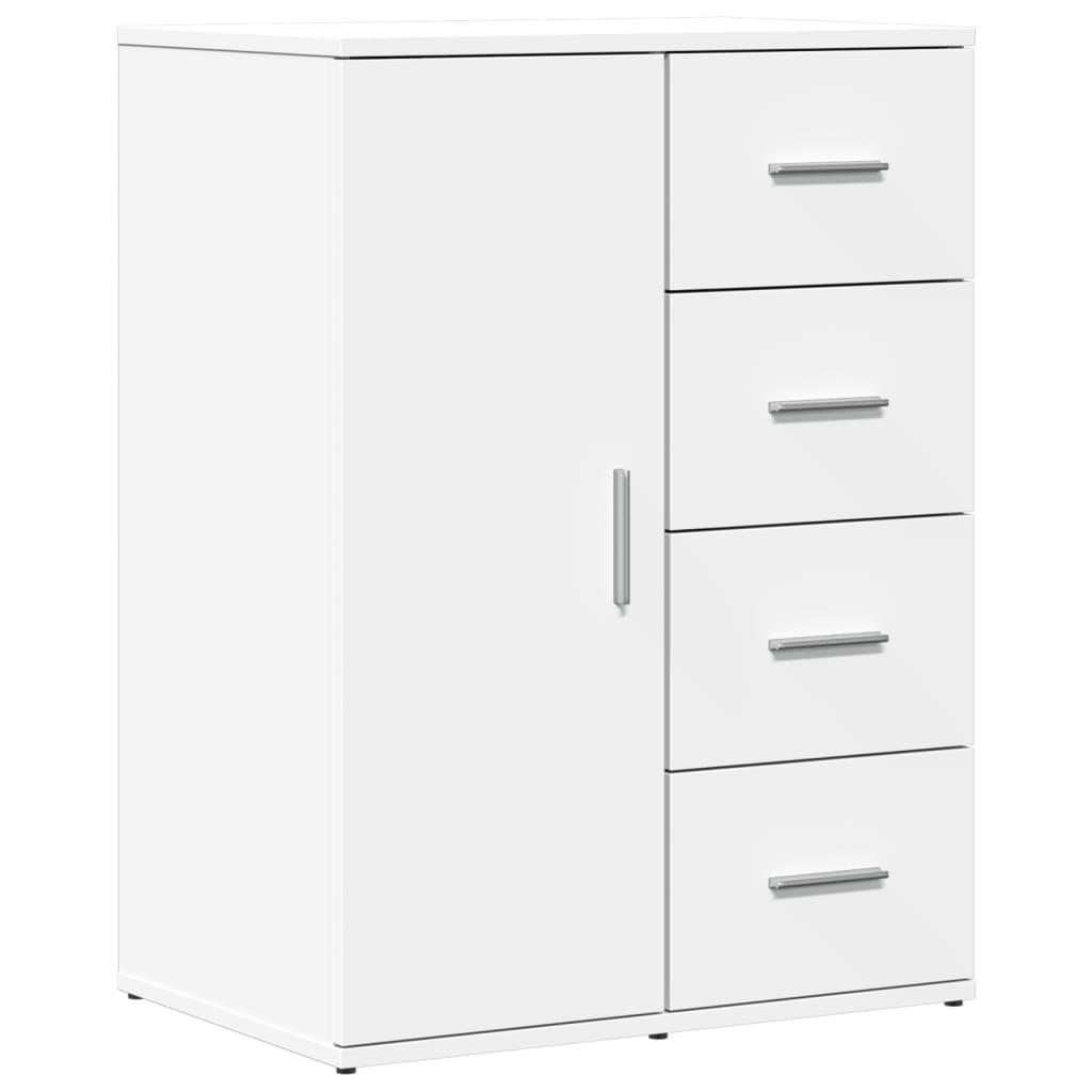 Dressoirs 2 st 59x39x80 cm bewerkt hout wit is nu te koop bij PeponiXL, paradijselijk wonen!