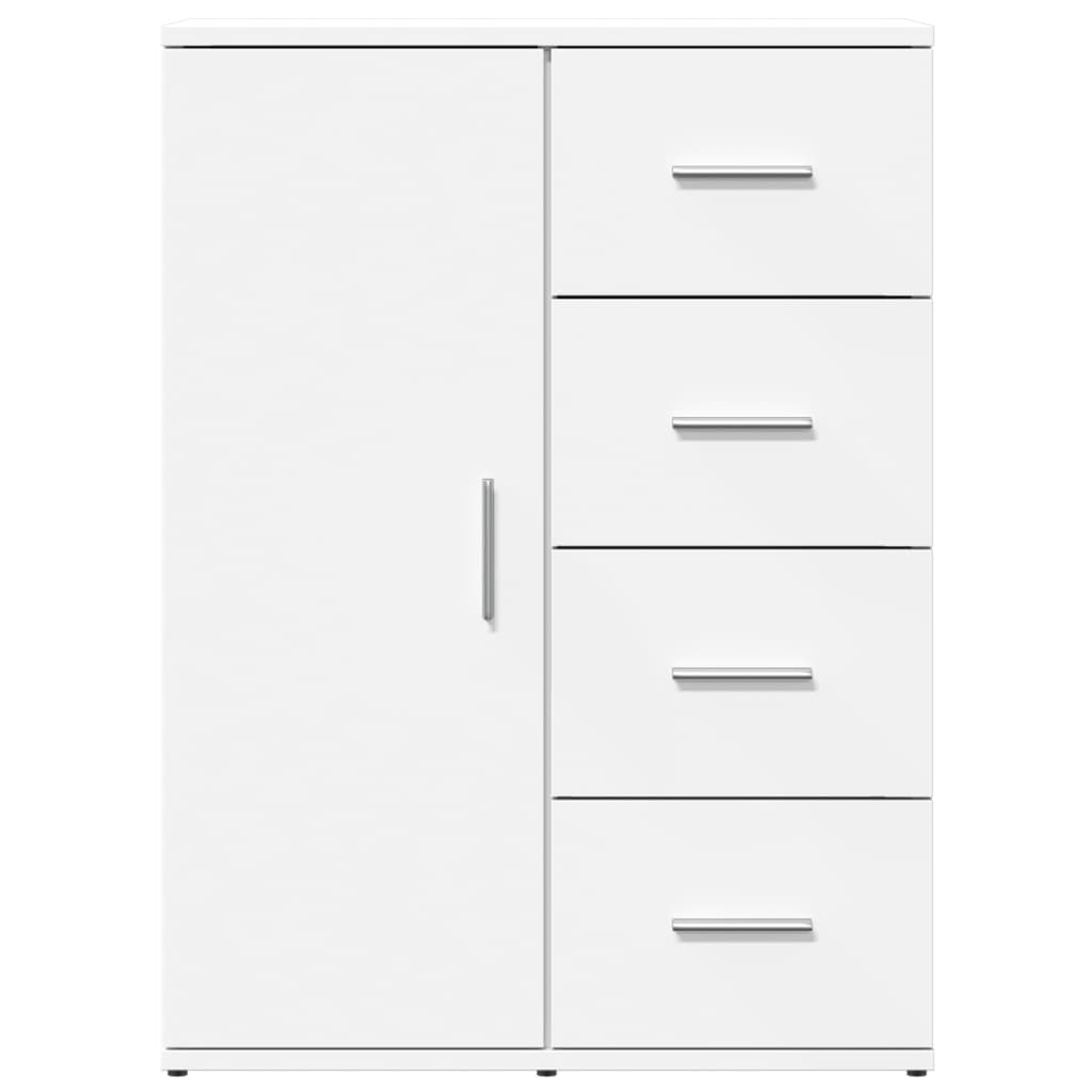 Dressoirs 2 st 59x39x80 cm bewerkt hout wit is nu te koop bij PeponiXL, paradijselijk wonen!