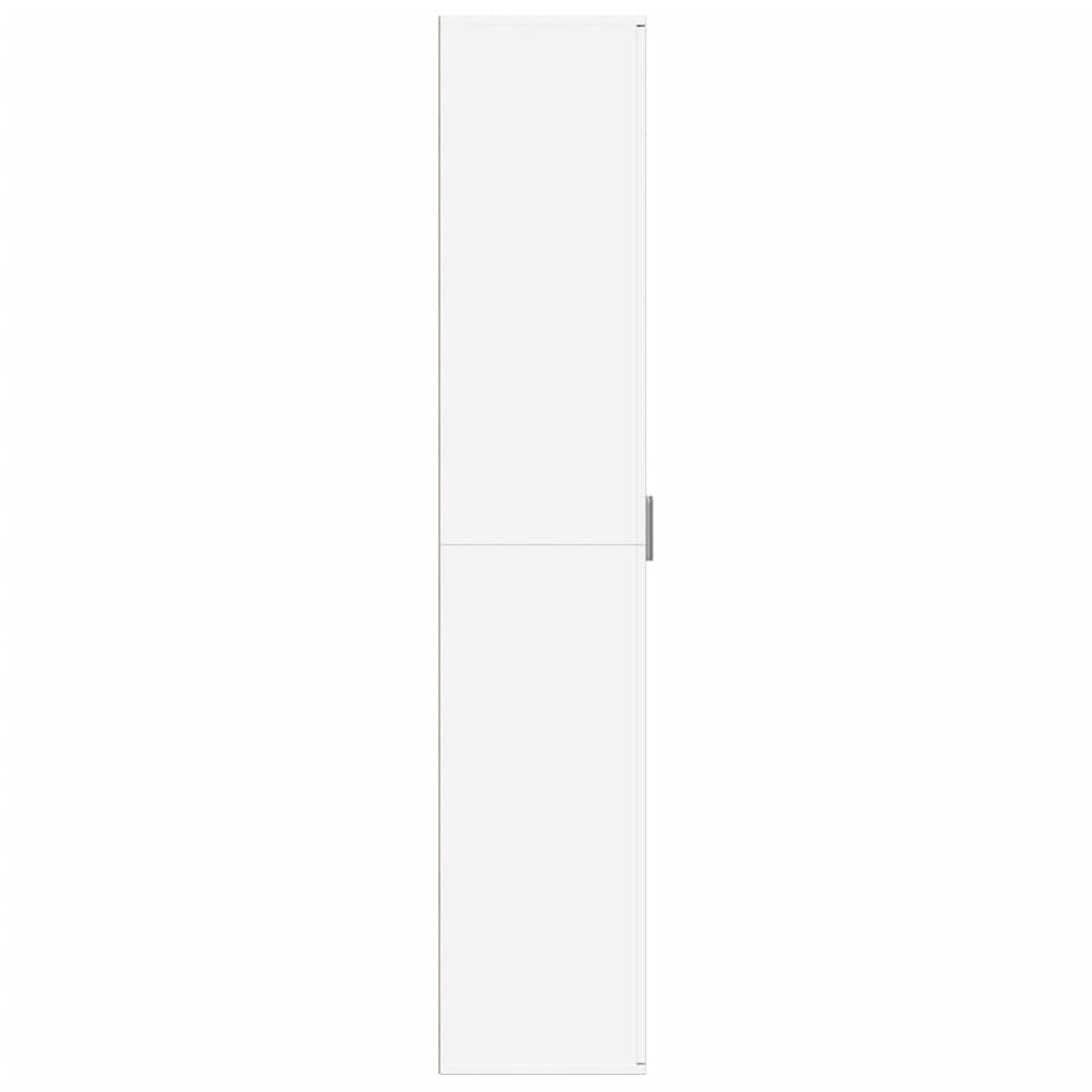 Hoge kast 60x35x180 cm bewerkt hout wit is nu te koop bij PeponiXL, paradijselijk wonen!