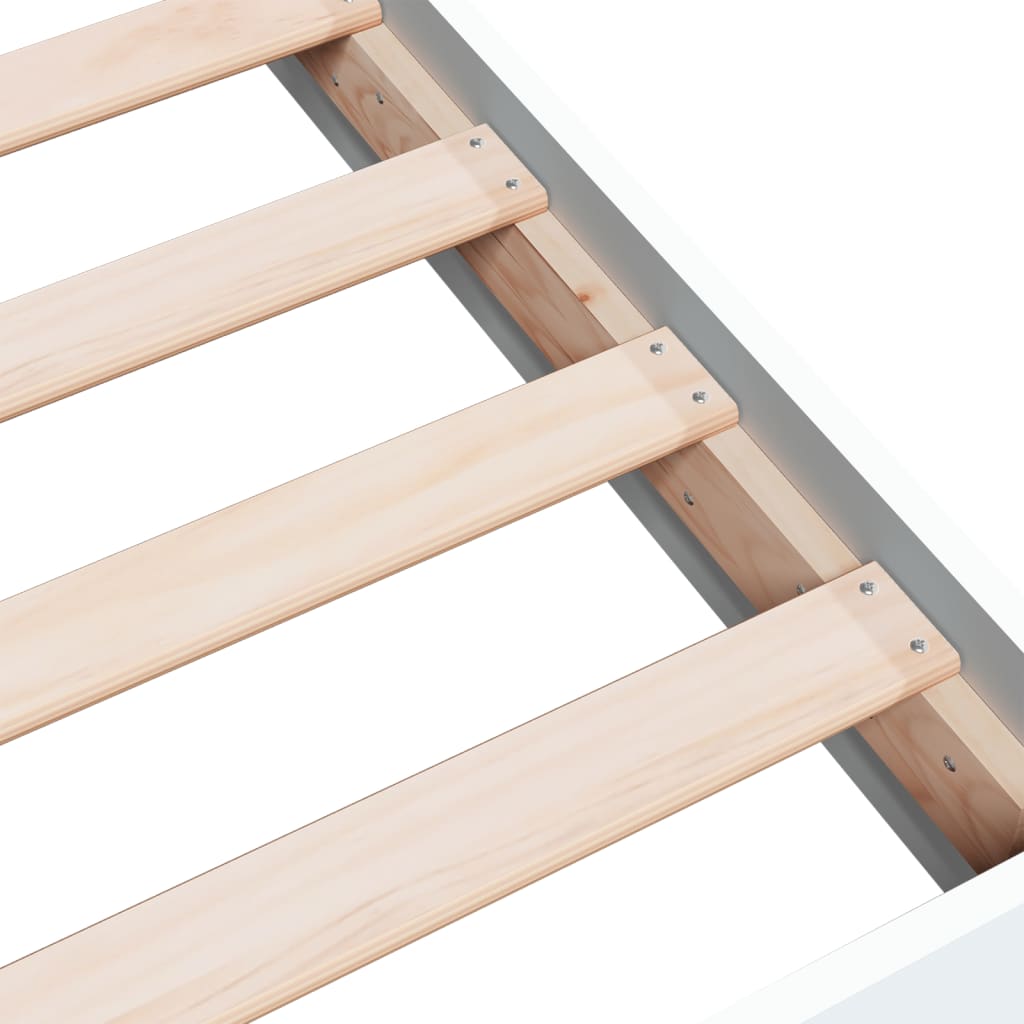 Bedframe zonder matras 160x200 cm spaanplaat wit is nu te koop bij PeponiXL, paradijselijk wonen!
