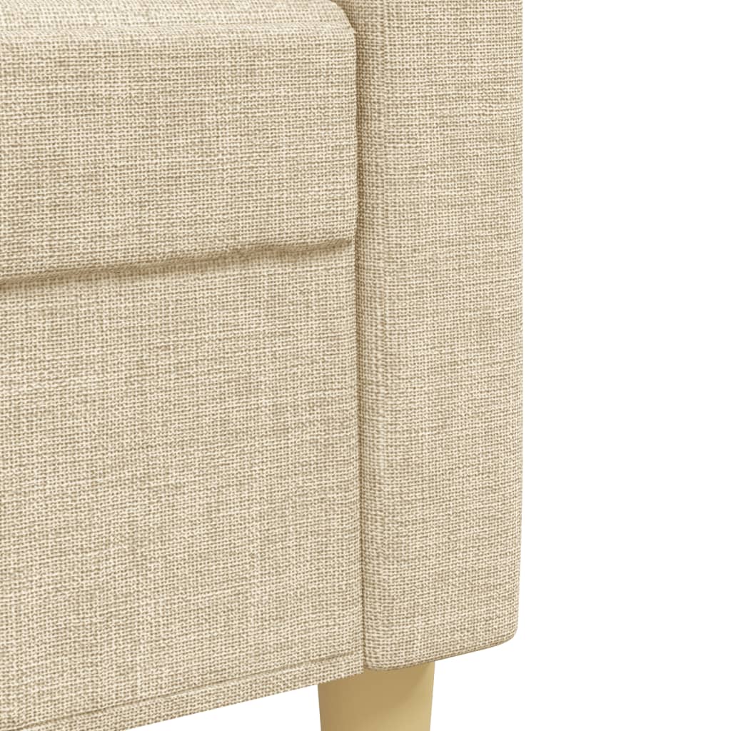 3-delige Loungeset stof crèmekleurig is nu te koop bij PeponiXL, paradijselijk wonen!