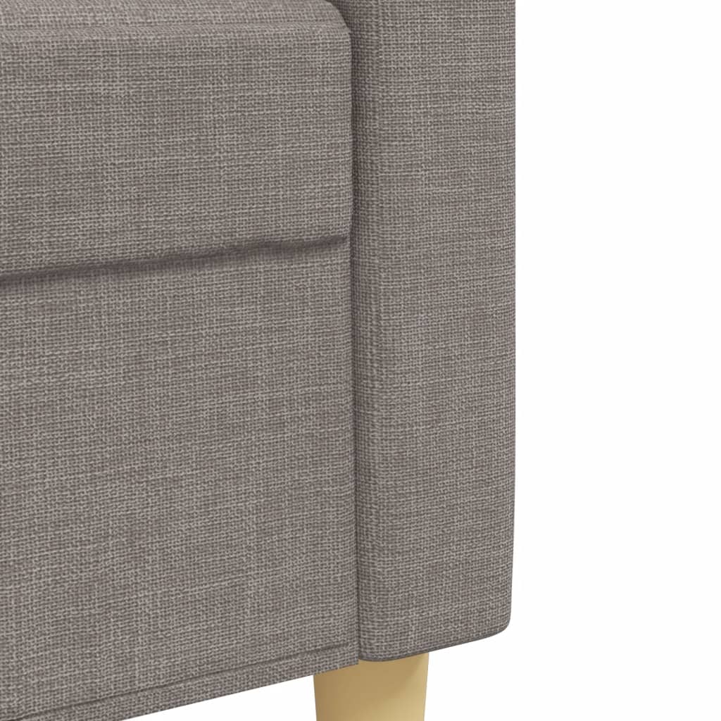 3-delige Loungeset stof taupe is nu te koop bij PeponiXL, paradijselijk wonen!