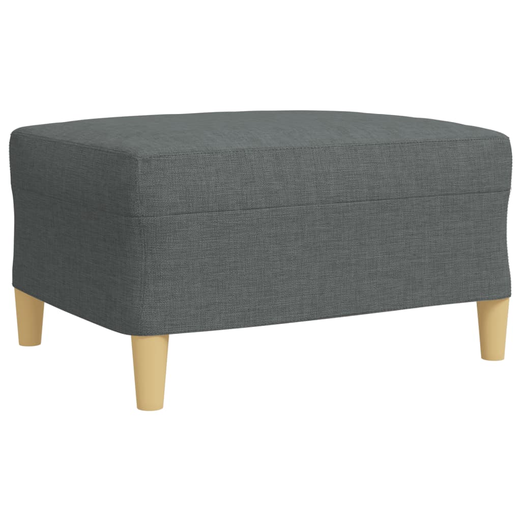 4-delige Loungeset met voetenbank stof donkergrijs is nu te koop bij PeponiXL, paradijselijk wonen!