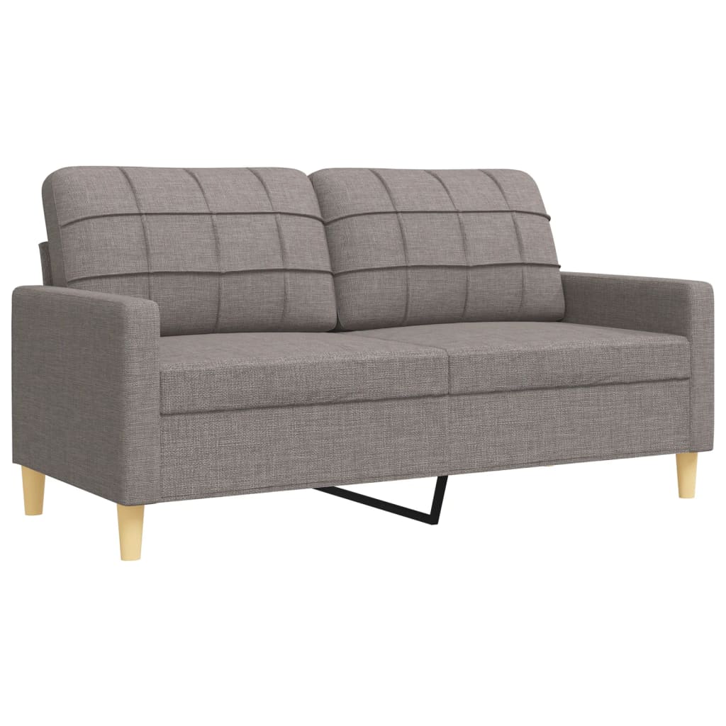 4-delige Loungeset met voetenbank stof taupe is nu te koop bij PeponiXL, paradijselijk wonen!