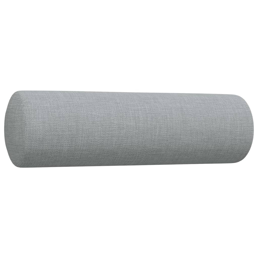 4-delige Loungeset met voetenbank en kussens stof lichtgrijs is nu te koop bij PeponiXL, paradijselijk wonen!