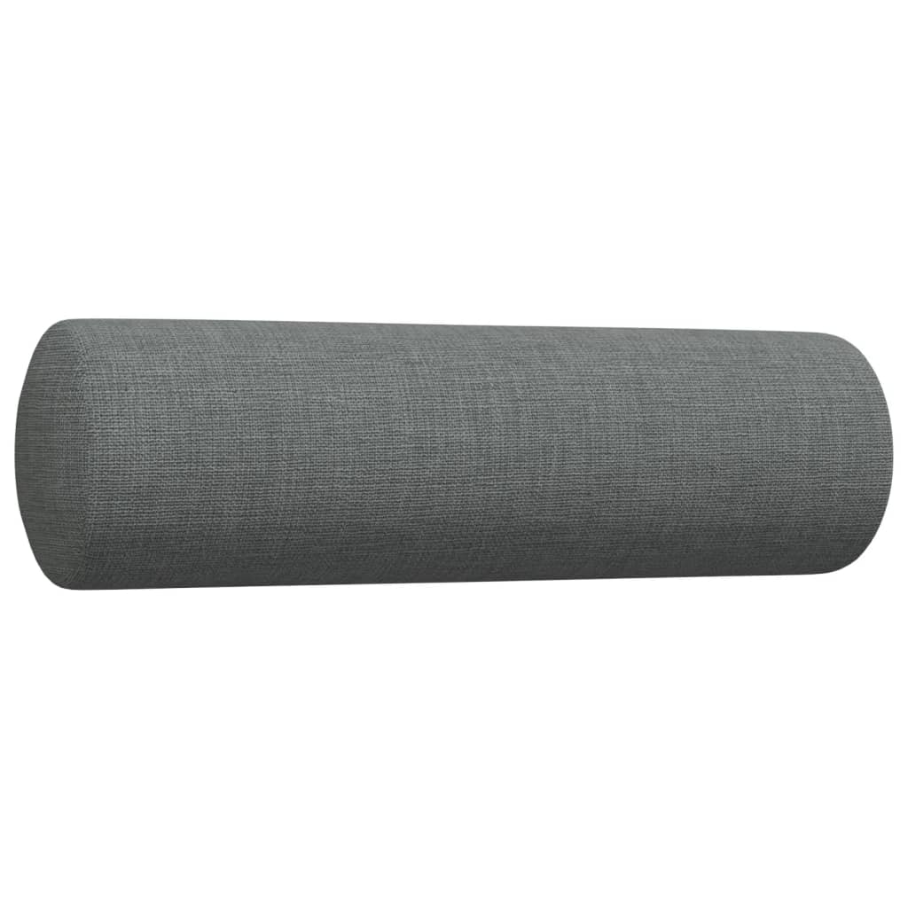 4-delige Loungeset met voetenbank en kussens stof donkergrijs is nu te koop bij PeponiXL, paradijselijk wonen!