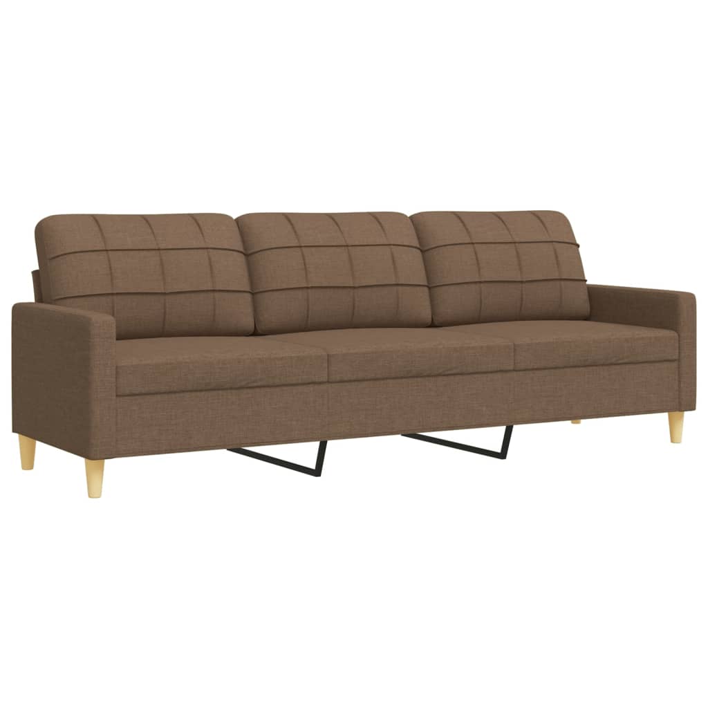 2-delige Loungeset stof bruin is nu te koop bij PeponiXL, paradijselijk wonen!