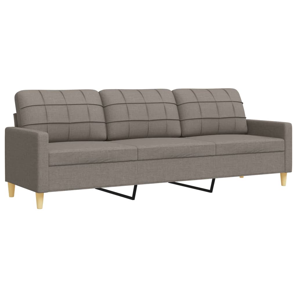 2-delige Loungeset met sierkussens stof taupe is nu te koop bij PeponiXL, paradijselijk wonen!