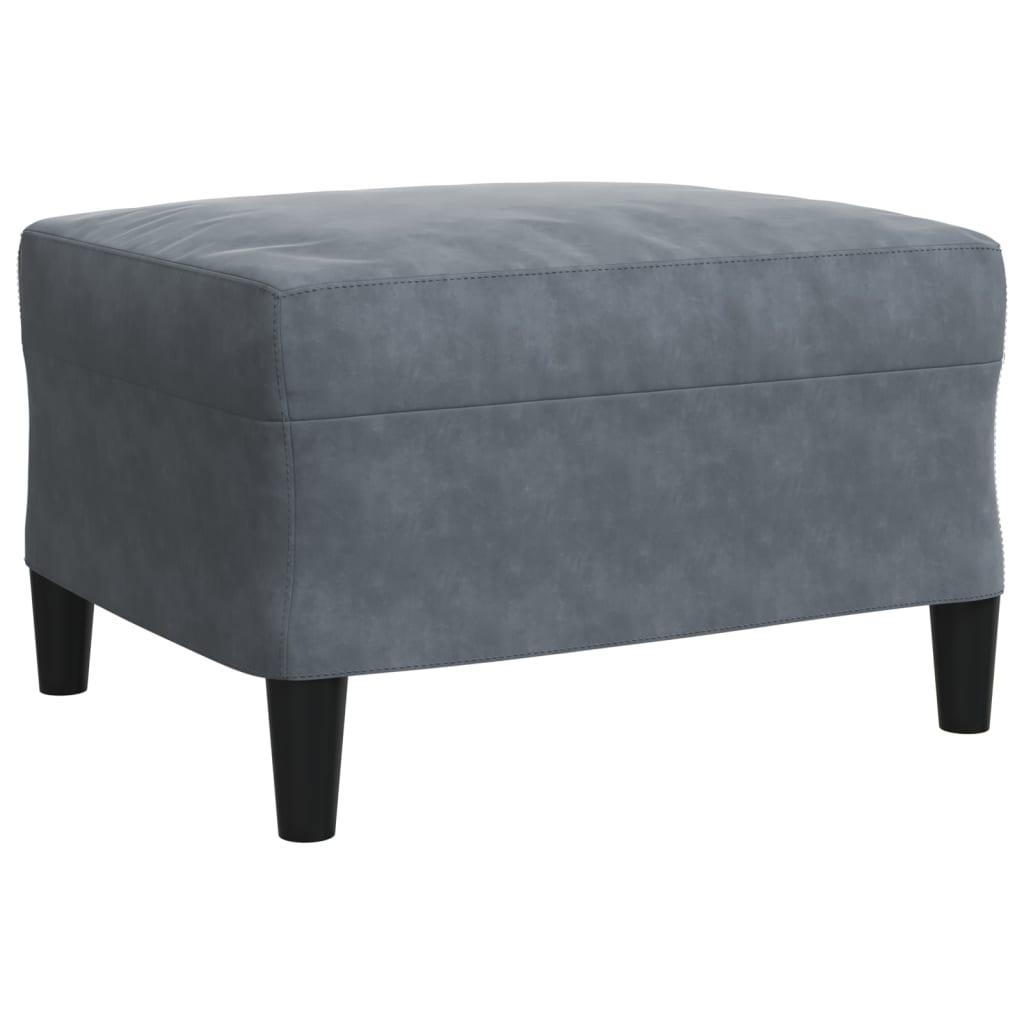 4-delige Loungeset met kussens fluweel donkergrijs is nu te koop bij PeponiXL, paradijselijk wonen!