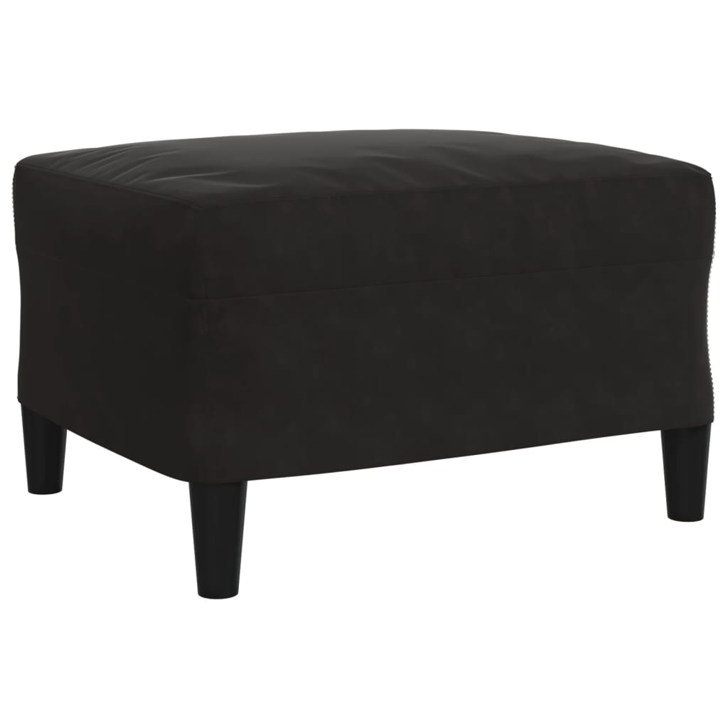 4-delige Loungeset met kussens fluweel zwart is nu te koop bij PeponiXL, paradijselijk wonen!