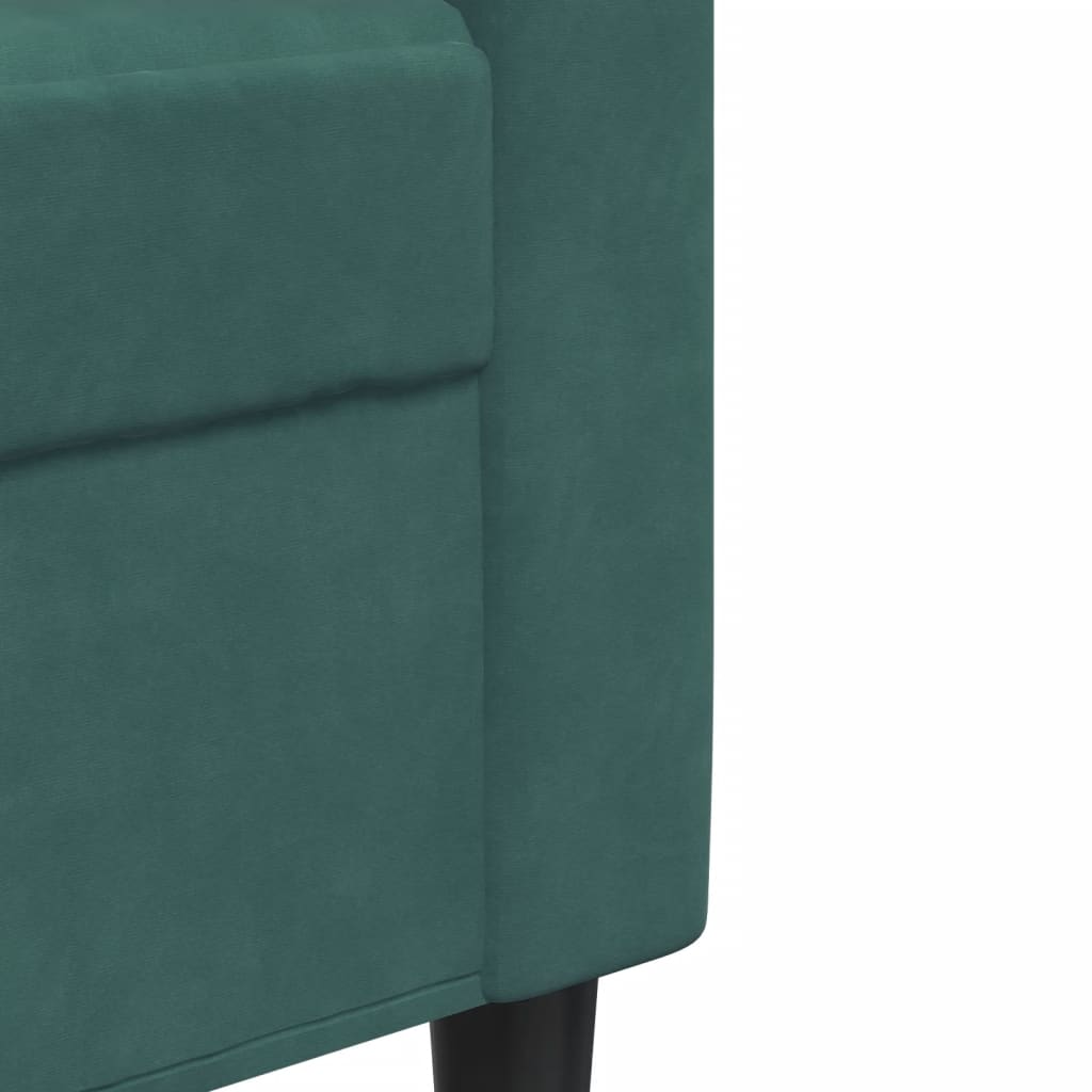 3-delige Loungeset met kussens en bolsters fluweel donkergroen is nu te koop bij PeponiXL, paradijselijk wonen!