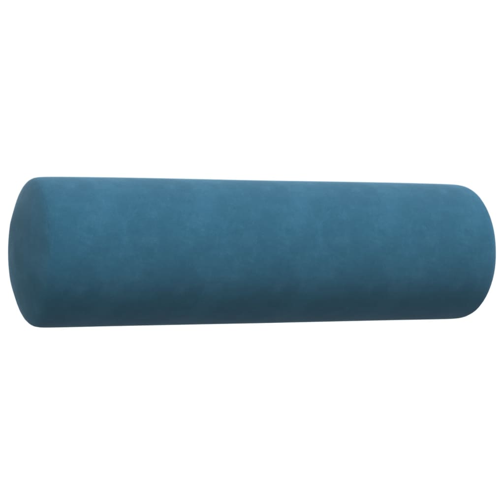 3-delige Loungeset met kussens en bolsters fluweel blauw is nu te koop bij PeponiXL, paradijselijk wonen!
