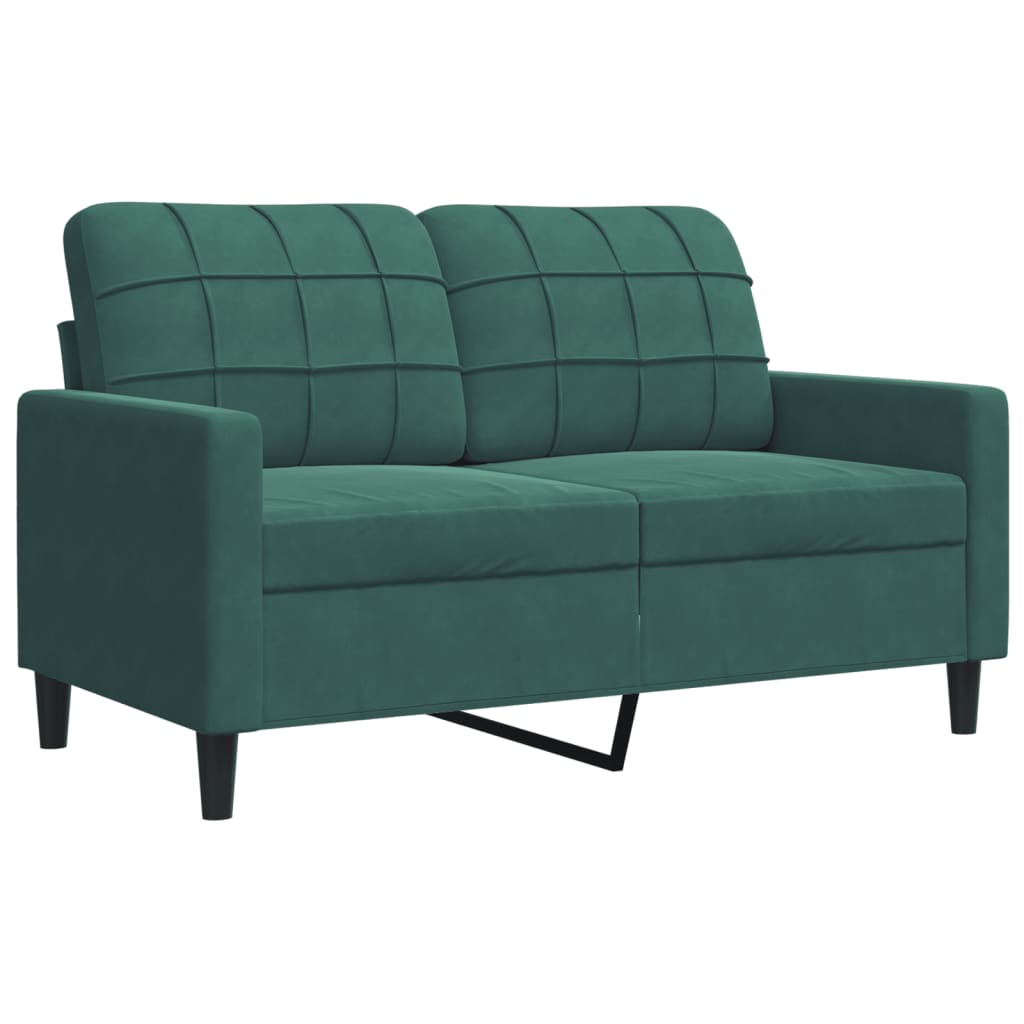 4-delige Loungeset met kussens en bolsters fluweel donkergroen is nu te koop bij PeponiXL, paradijselijk wonen!
