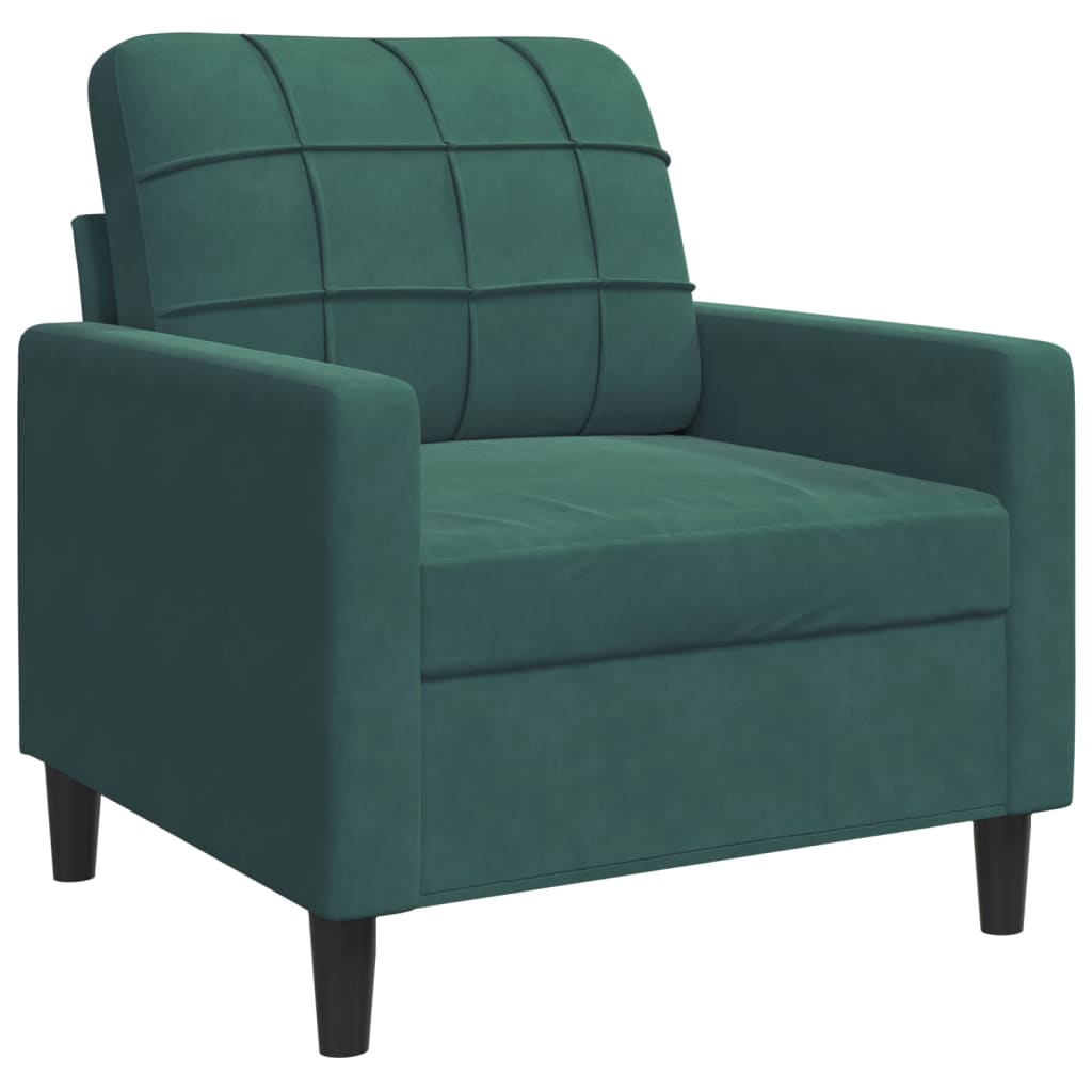 4-delige Loungeset met kussens en bolsters fluweel donkergroen is nu te koop bij PeponiXL, paradijselijk wonen!