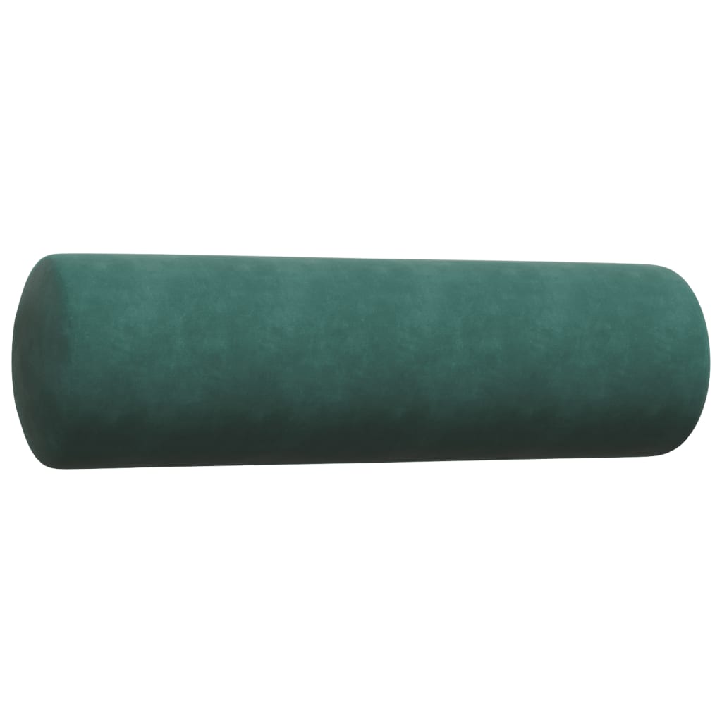 4-delige Loungeset met kussens en bolsters fluweel donkergroen is nu te koop bij PeponiXL, paradijselijk wonen!