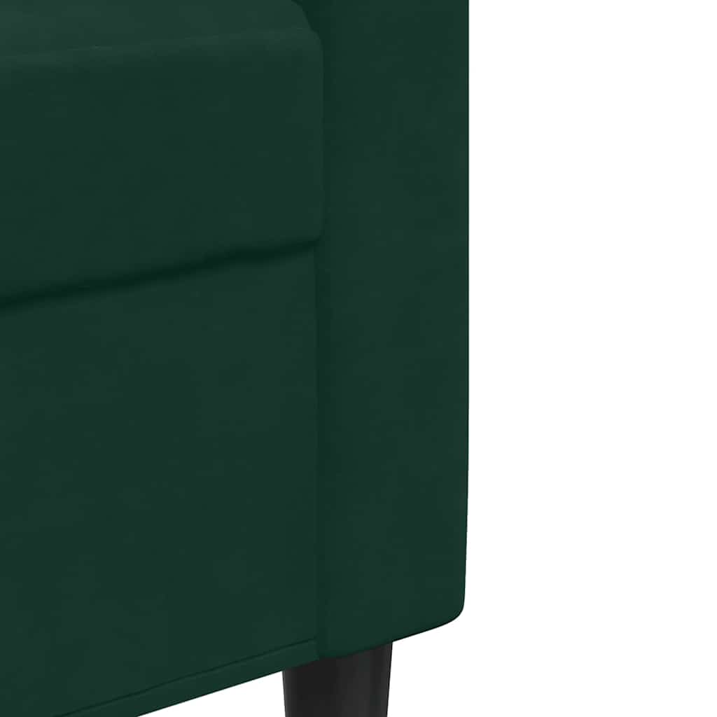 2-delige Loungeset met kussens fluweel donkergroen is nu te koop bij PeponiXL, paradijselijk wonen!