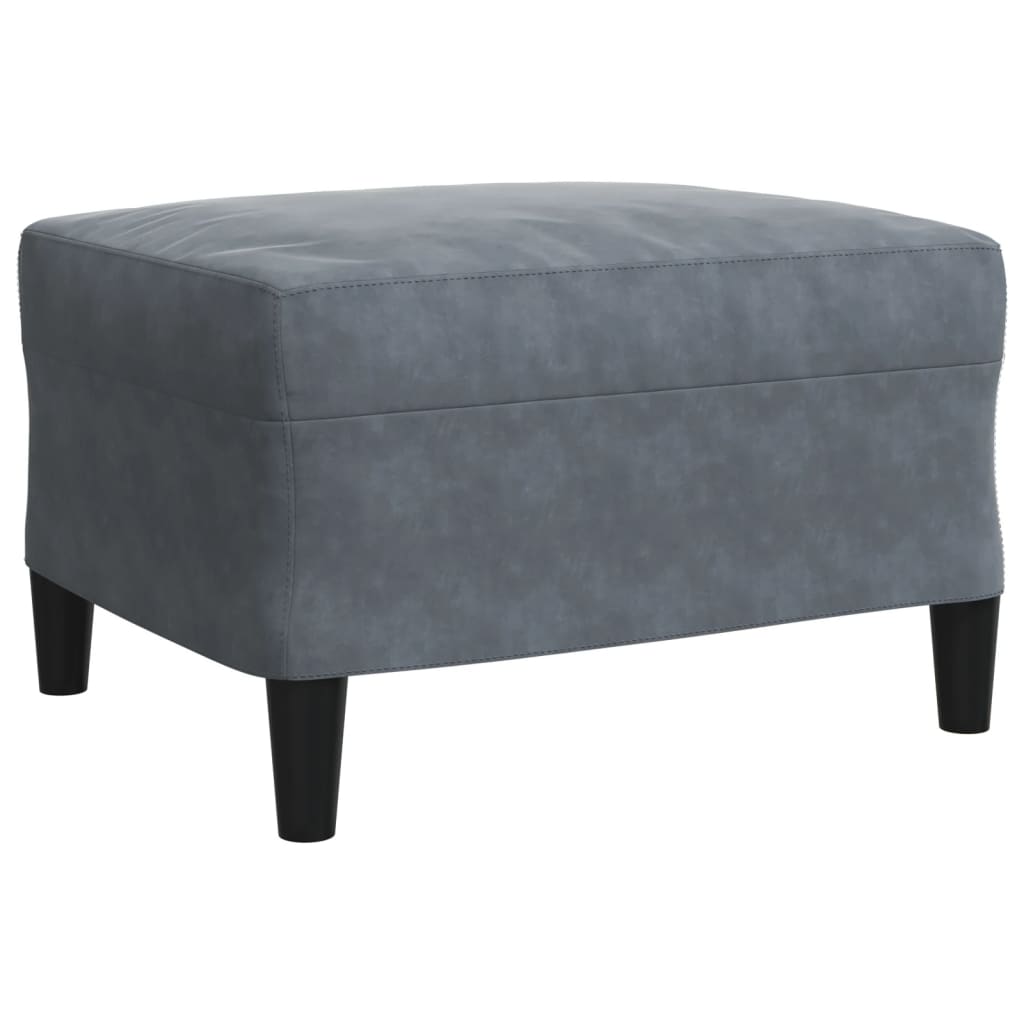 3-delige Loungeset met kussens fluweel donkergrijs is nu te koop bij PeponiXL, paradijselijk wonen!
