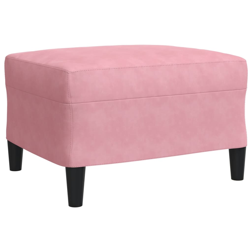 3-delige Loungeset met kussens fluweel roze is nu te koop bij PeponiXL, paradijselijk wonen!