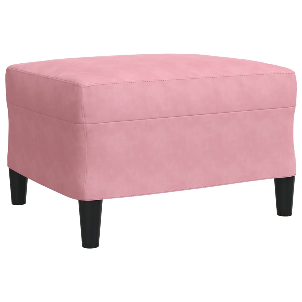 3-delige Loungeset met kussens en bolsters fluweel roze is nu te koop bij PeponiXL, paradijselijk wonen!