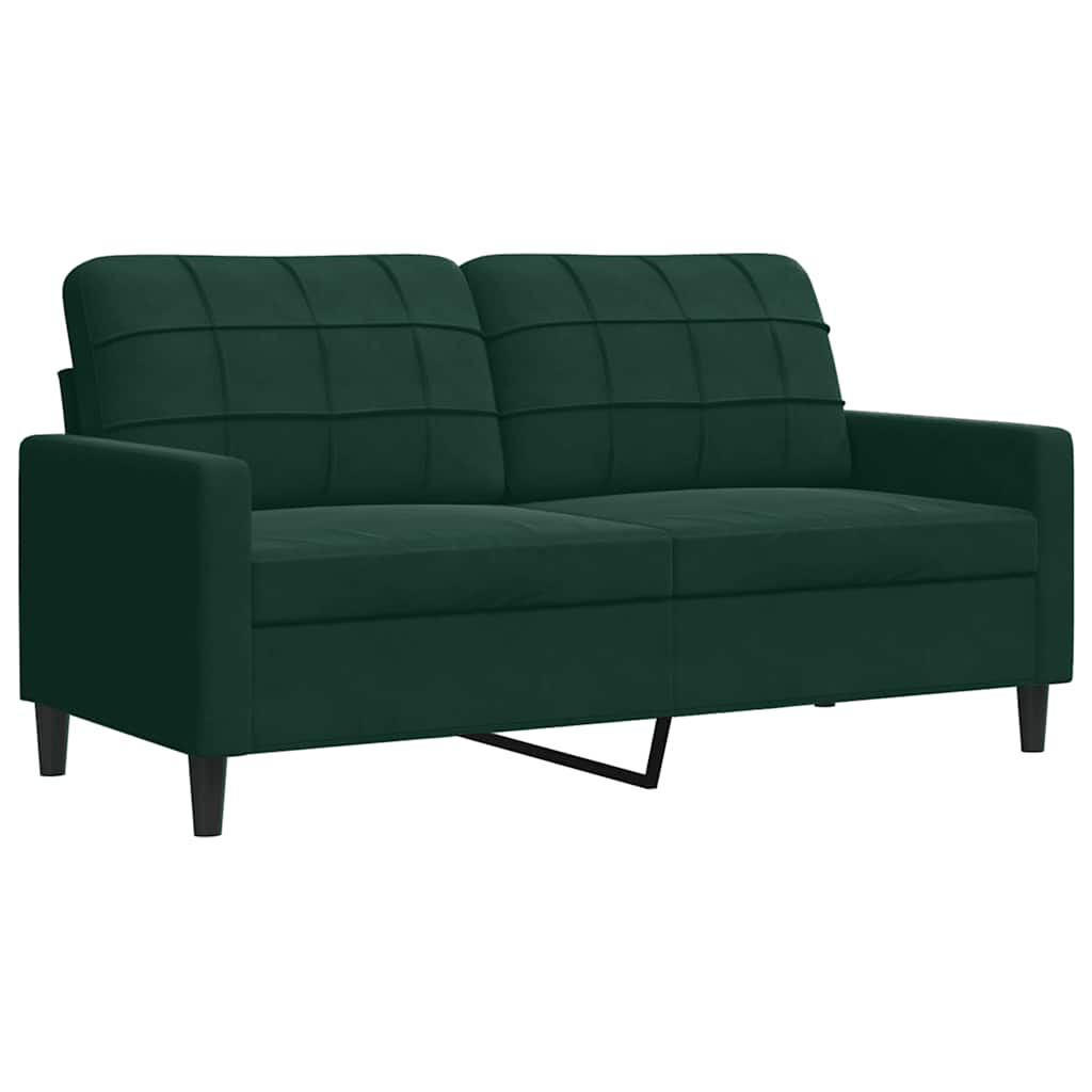 4-delige Loungeset met kussens fluweel donkergroen is nu te koop bij PeponiXL, paradijselijk wonen!