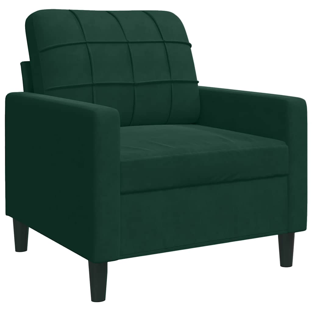 4-delige Loungeset met kussens fluweel donkergroen is nu te koop bij PeponiXL, paradijselijk wonen!