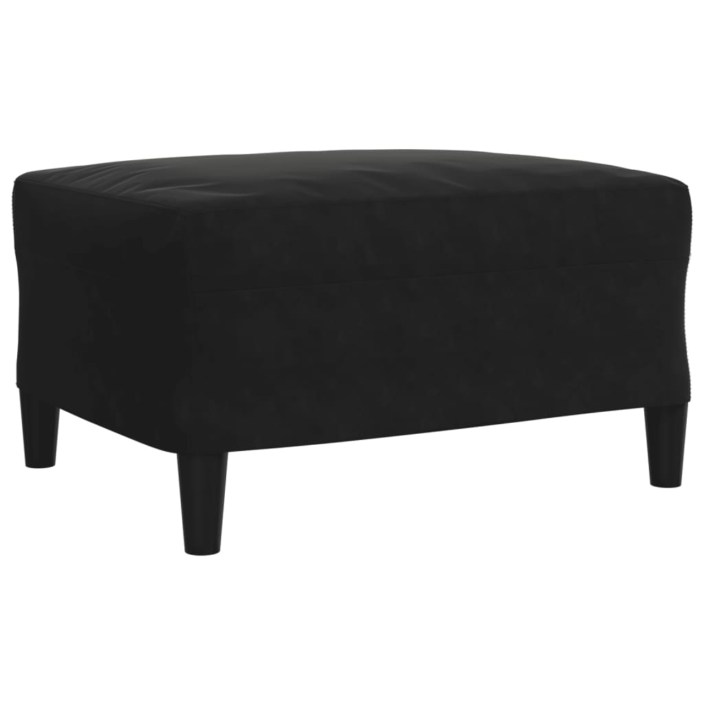 4-delige Loungeset met kussens fluweel zwart is nu te koop bij PeponiXL, paradijselijk wonen!