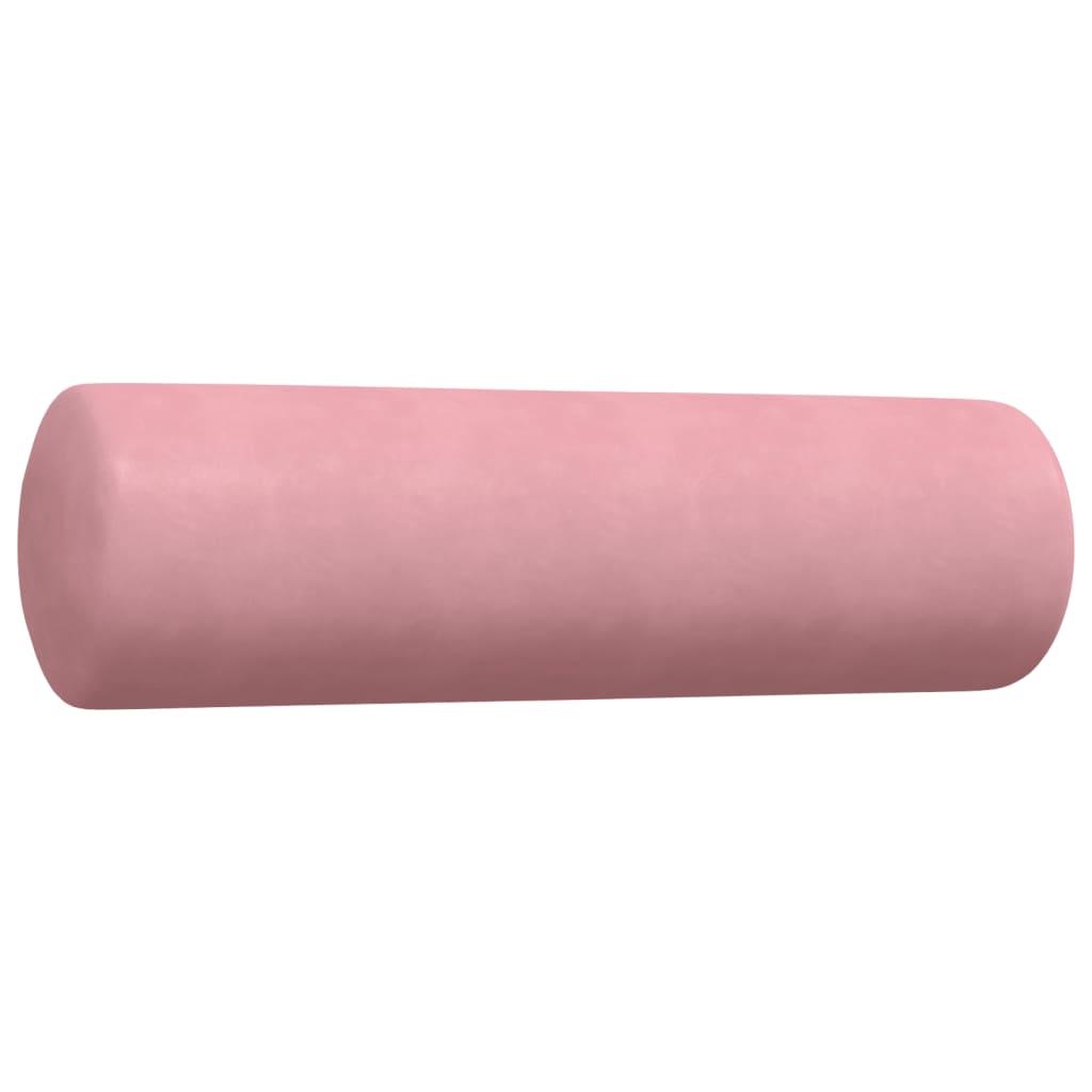 3-delige Loungeset met kussens en bolsters fluweel roze is nu te koop bij PeponiXL, paradijselijk wonen!