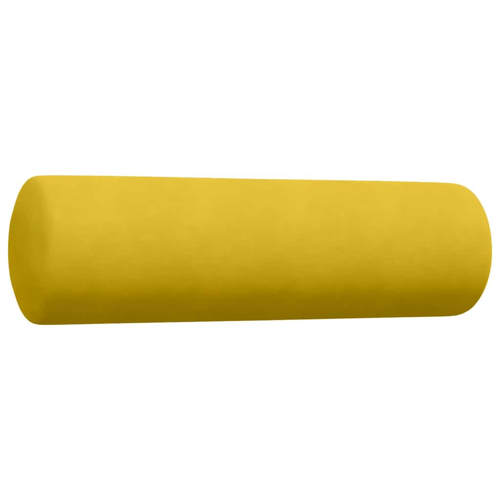 3-delige Loungeset met kussens en bolsters fluweel geel is nu te koop bij PeponiXL, paradijselijk wonen!