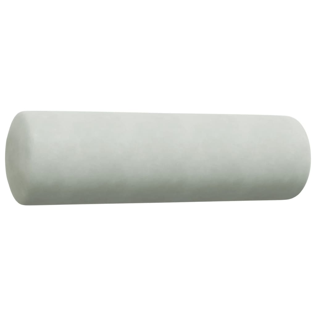 4-delige Loungeset met kussens en bolsters fluweel lichtgrijs is nu te koop bij PeponiXL, paradijselijk wonen!