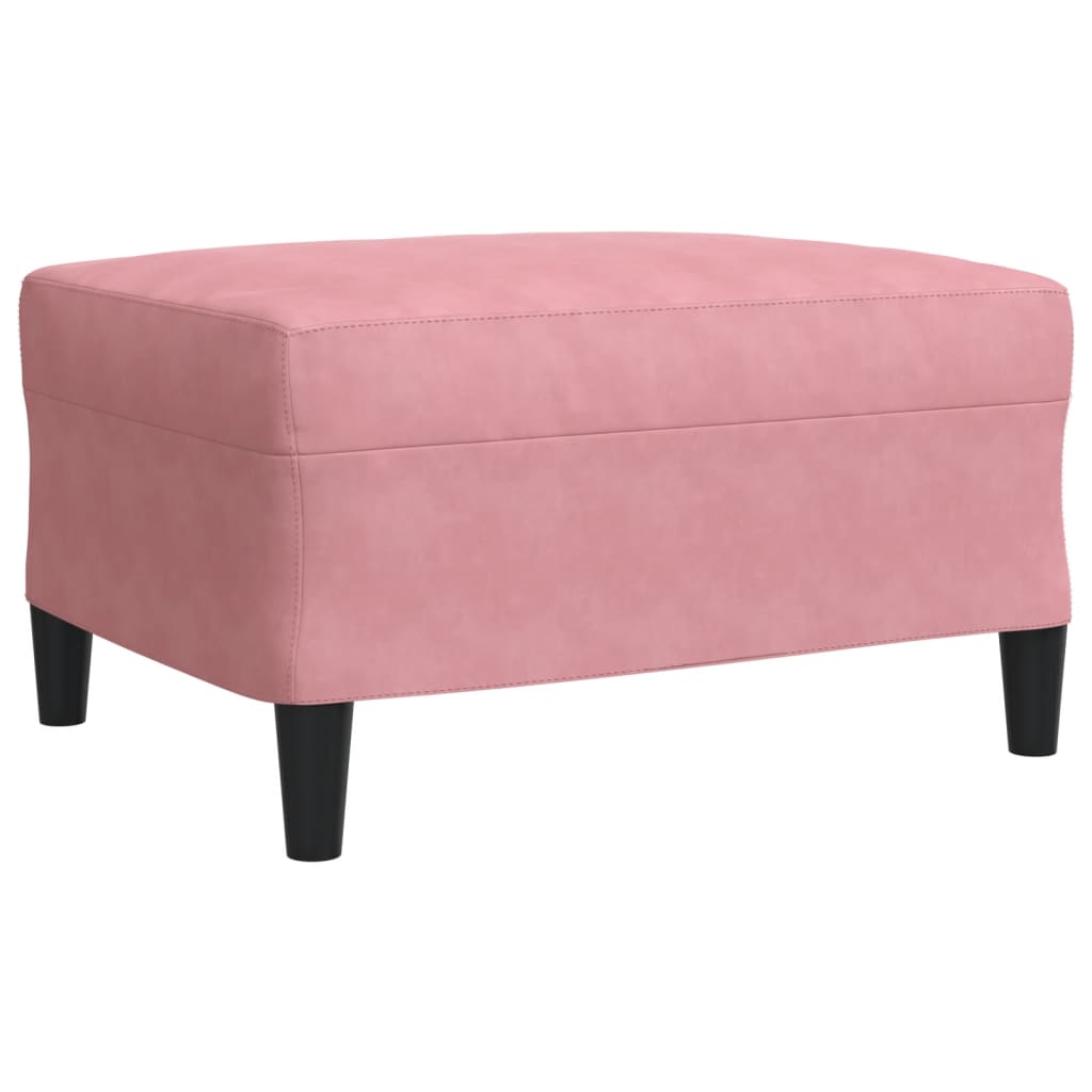 4-delige Loungeset met kussens en bolsters fluweel roze is nu te koop bij PeponiXL, paradijselijk wonen!
